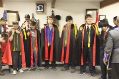 North Dakota Chapter DeMolay as of the end of 2015! Looking good in the robes, boys!